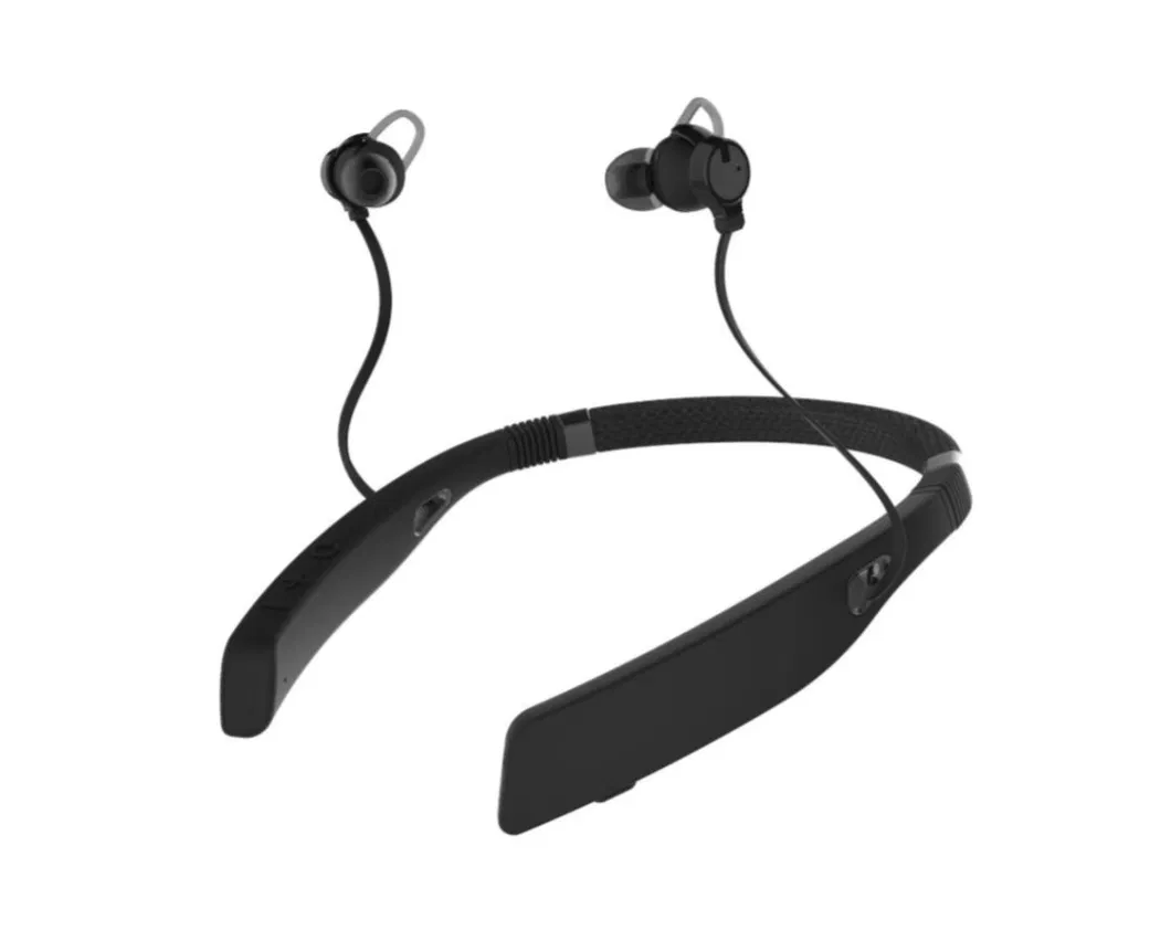 Active Noise Cancelling Halterneck Sports Bluetooth Headset Wired and Wireless in One