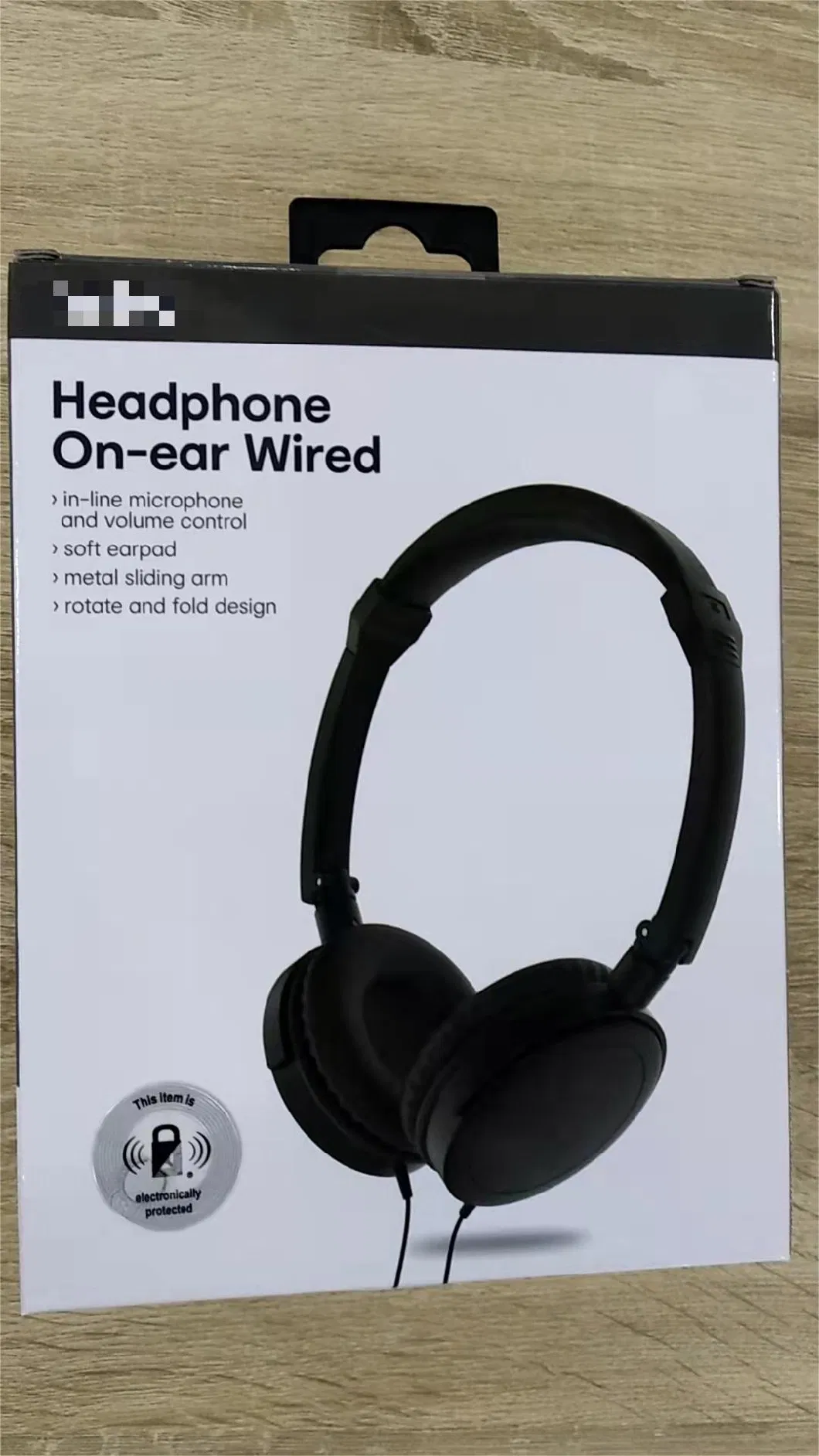Wired on-Ear Fashion Stereo Headphone Swivel and Adjustable Headband Headset