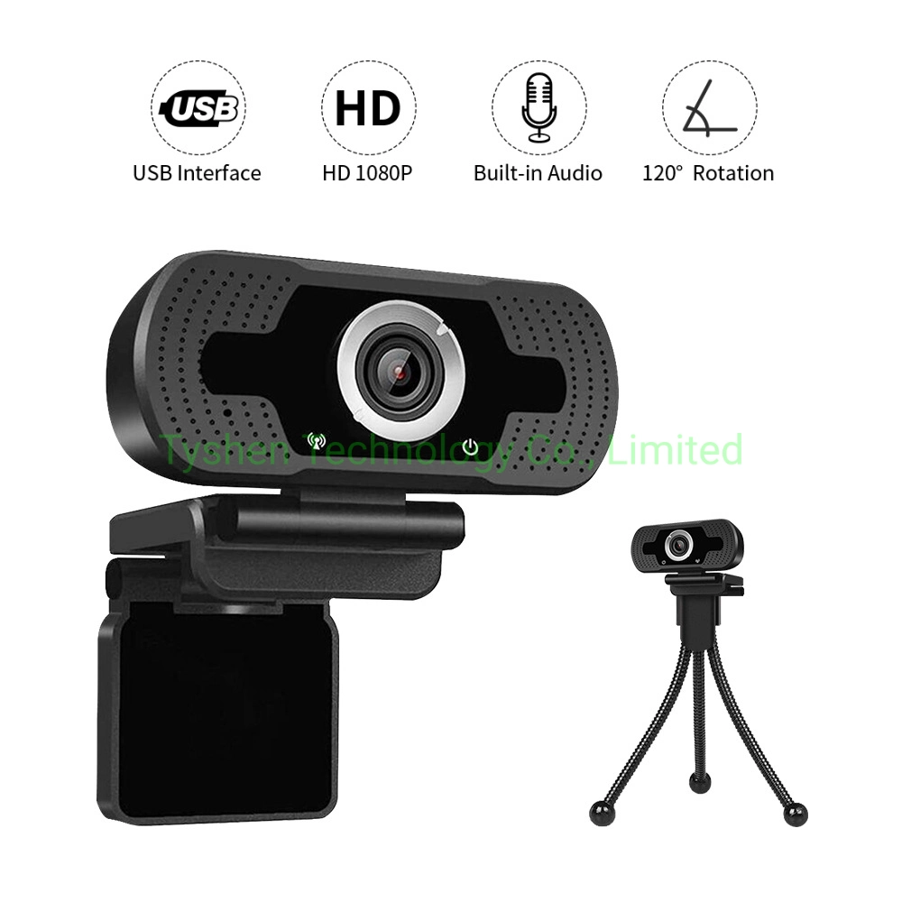 USB Webcam with Peeping Prevention, Computer PC Camera, 720p, 1080P, 2K, 4K Available