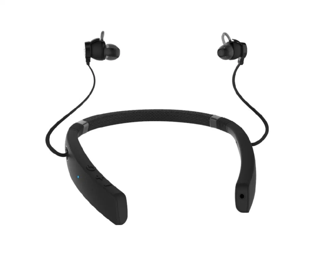 Active Noise Cancelling Halterneck Sports Bluetooth Headset Wired and Wireless in One