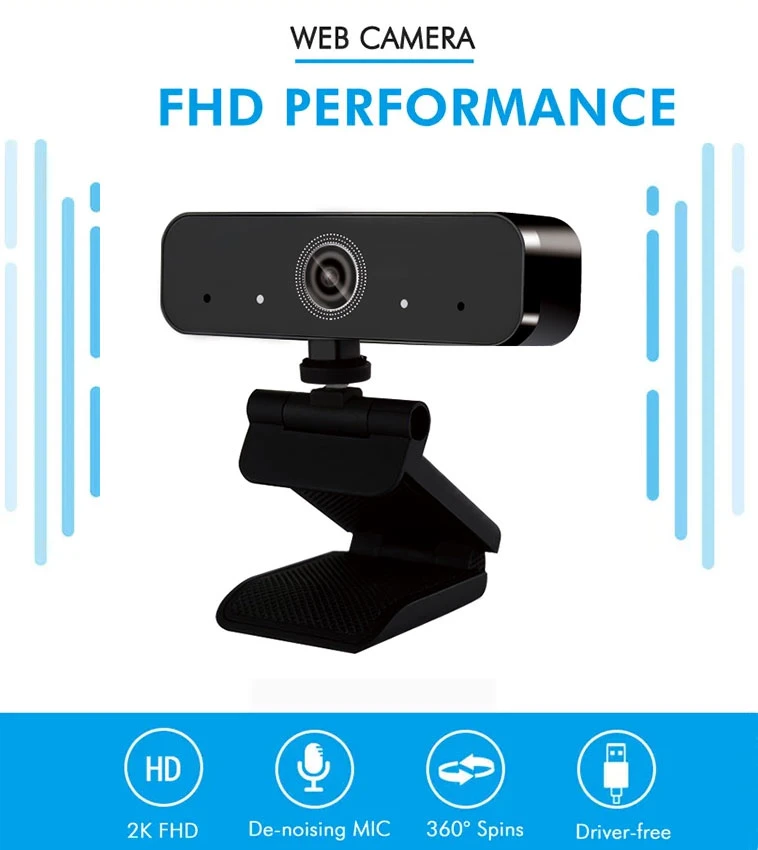 4K Webcam CCTV USB Camera Webcam for Laptop PC