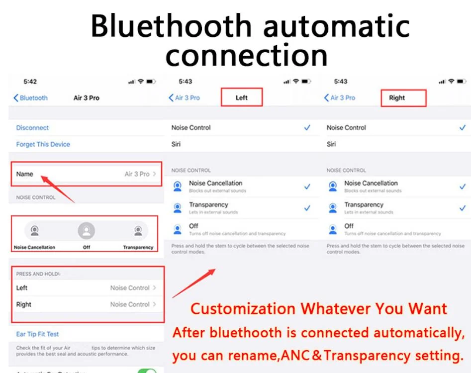 Bluetooth Earphone Tws for Air Pods 2 Generation Bluetooth Earphone
