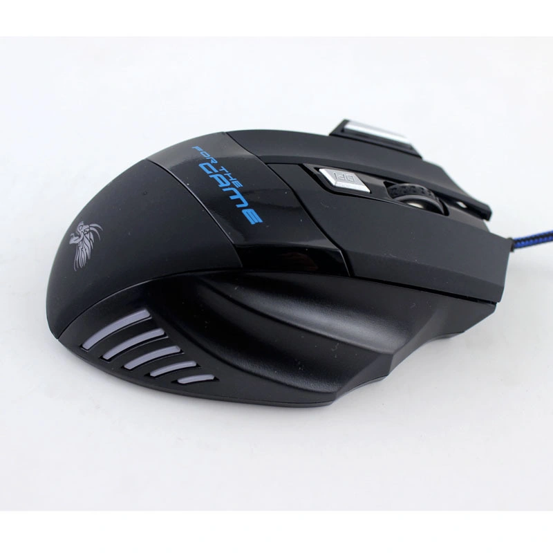 Wholesale Hot 5500dpi LED Optical USB Wired Gaming Mouse 7 Buttons for PC Mac