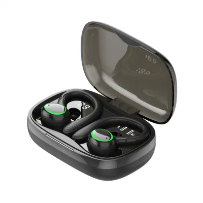 Bestselling Waterproof I25 Black Tws Wireless Sports Earphones with Ear Hook Bluetooth Headset