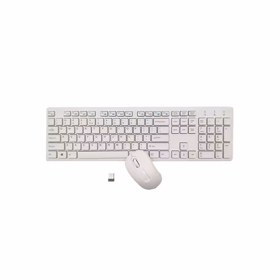 Hot Wireless Keyboard Support Windows7-8-10 OS Ultra-Thin Chocolate Button Keyboard Mouse