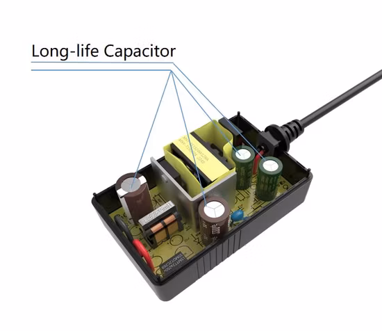3.3V 5V 9V 12V 24V 36V 48V Factory Customized Black White Color Wall Mount UK 3pin 12V2a 12V2.1A Power 2.5A GS Dual Cable 100V 220V 12V 2A Adaptor with CE UL