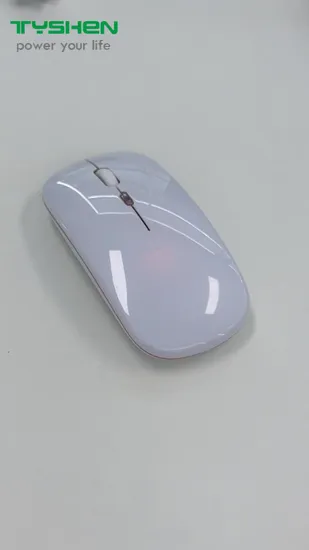 Hot Sale 2.4G&Buetooth Silent Wireless Mouse with LED and Rechargeable Battery 