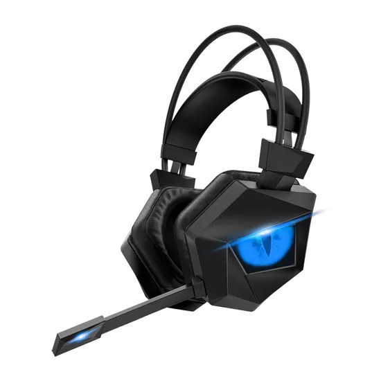 Folding Wired Stylish Custom Gamer Headphones Gaming Headset 