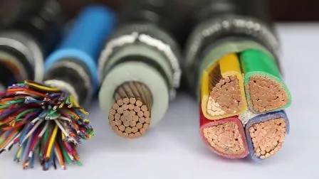 Low Voltage Medium Voltage Copper Aluminum Conductor XLPE Insulated PE PVC Sheathed Steel Tape Armoured Sta Swa Electrical Power Cable 