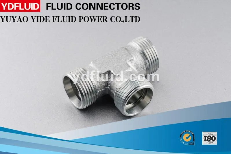 Bsp/Jic/Metric Union Tee Hydraulic Fitting