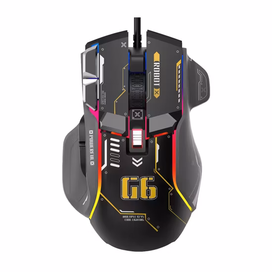 2023 RGB Gaming Mouse 12800 Dpi, Macro Available